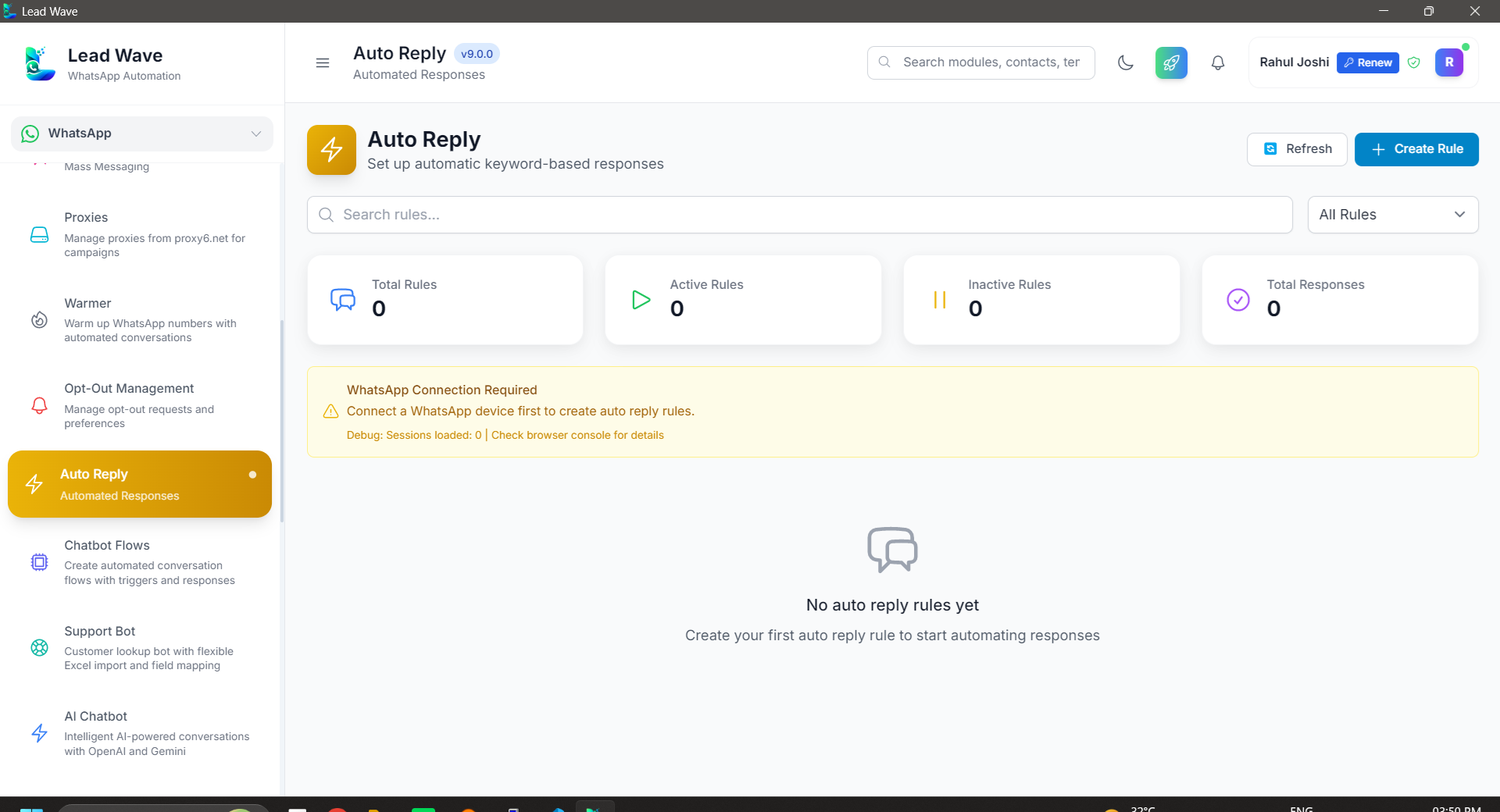 LeadWave Auto Reply screenshot